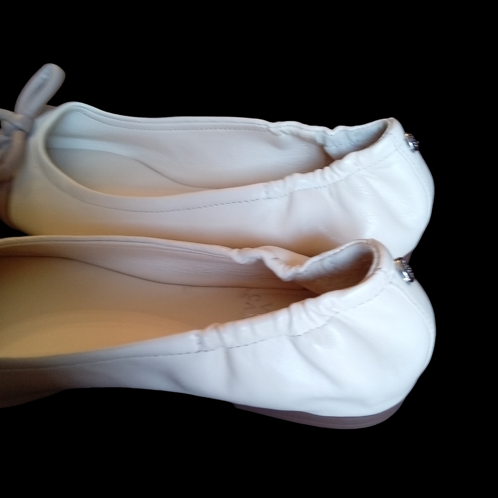 Vince Camuto Maysa Leather Bow Ballet Flats Women Size 8 - Picture 8 of 16